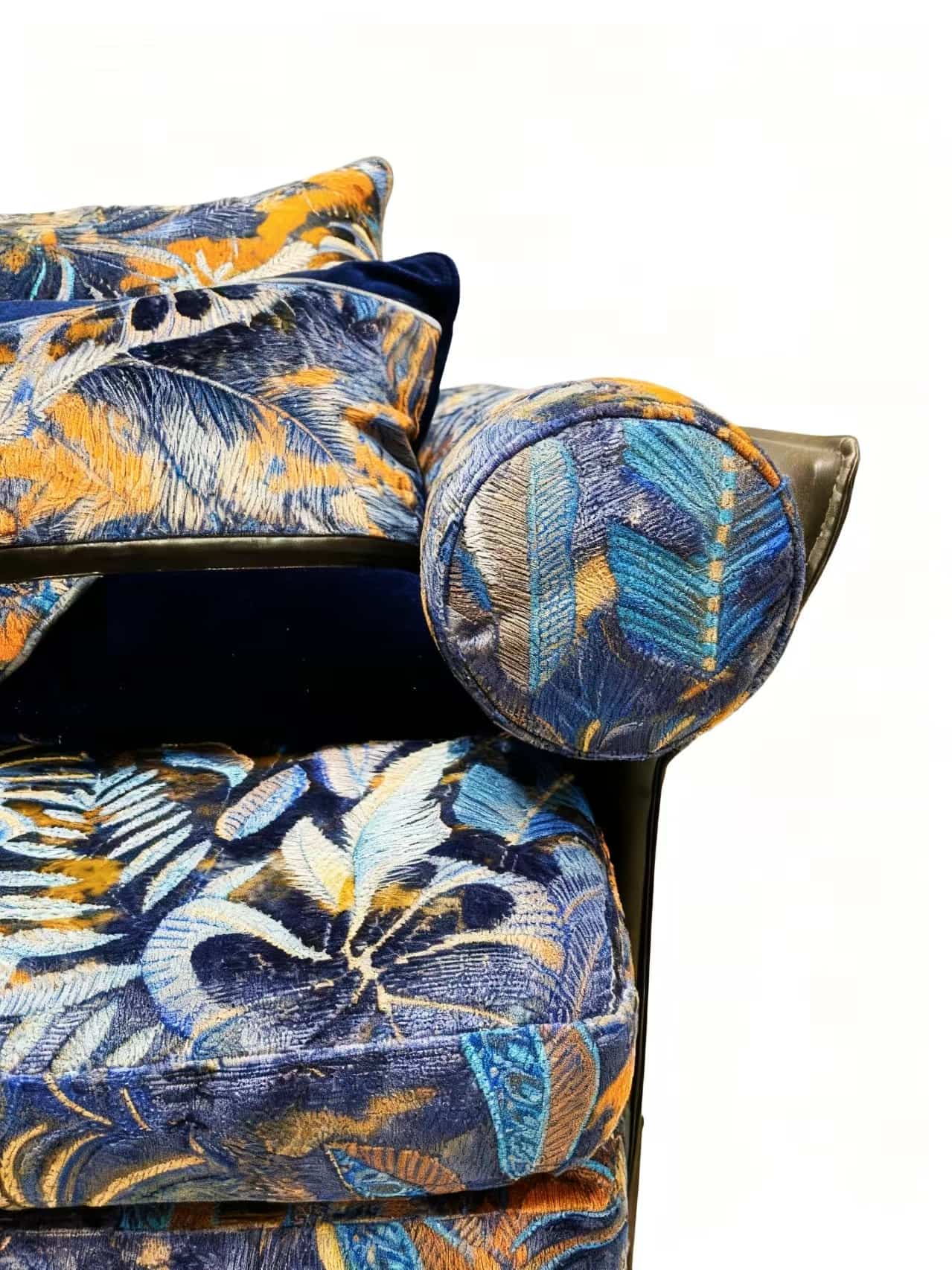 JBL høykvalitets jacquard fløyelstoff mote ny kolleksjon regnskogsmønster Morden stil jacquardfløyel til sofa
